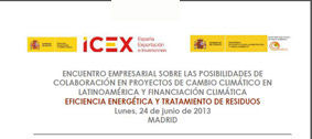 CREARA en el Encuentro empresarial del ICEX sobre colaboración en proyectos de cambio climático en Latinoamérica