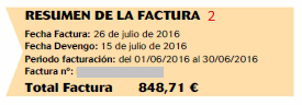 Resumen Factura de luz 3.1