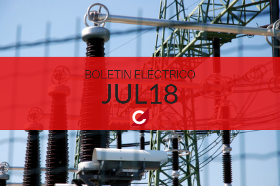 Boletín Mercado Eléctrico Julio 2018